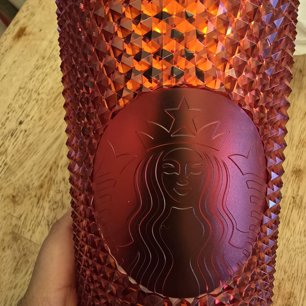 Starbucks Red Textured Tumbler
